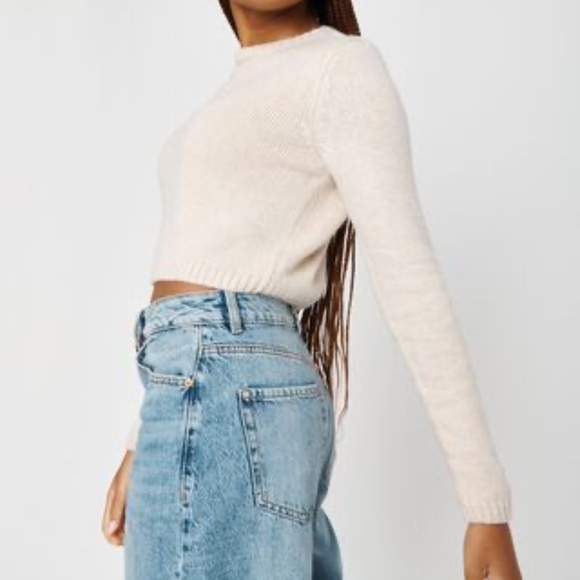 NWT Garage Lauren Cropped Sweater - Picture 2 of 4